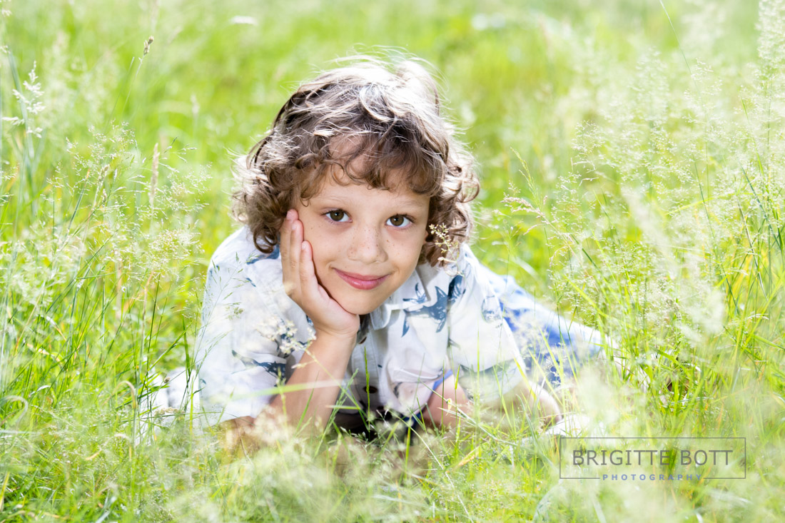 summer photo session with children