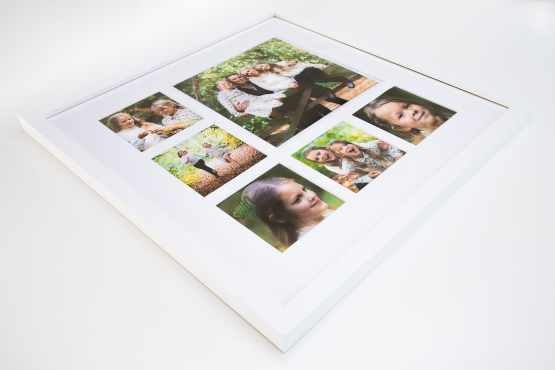 multi picture frame 24x30 inches with 6 photos ready to hang - £ 295